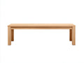 Banc 200×40×45 cm - chêne naturel finition miel - assise longue minimaliste pour salle à manger